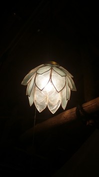 カピス貝ランプ