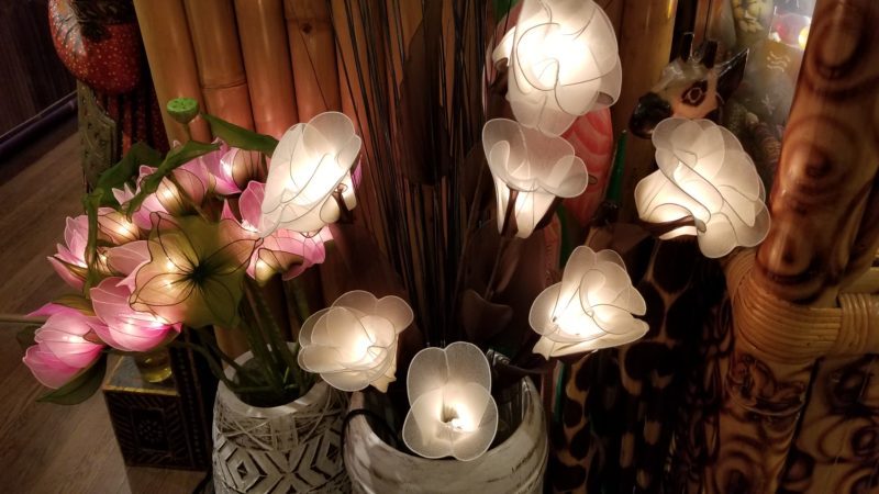 タイお花ランプ