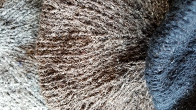 手編みのベレー帽